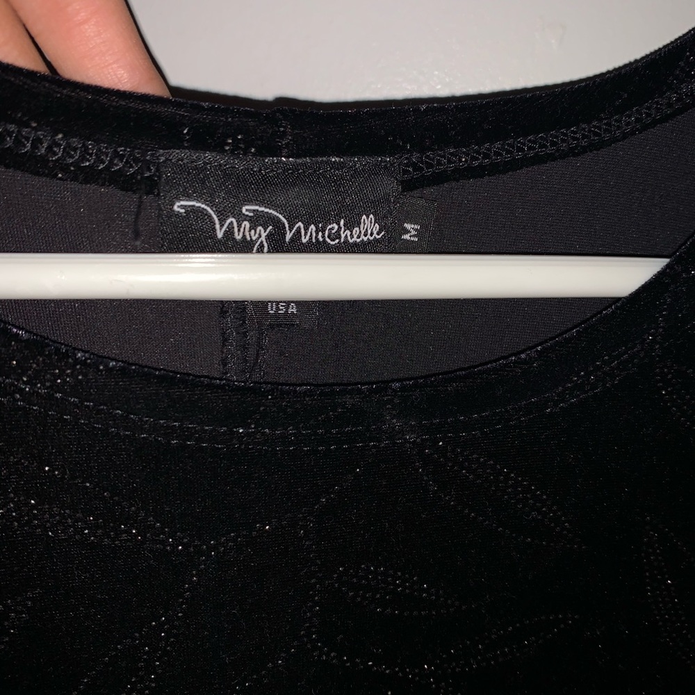 Mini dress with sparkly detailing